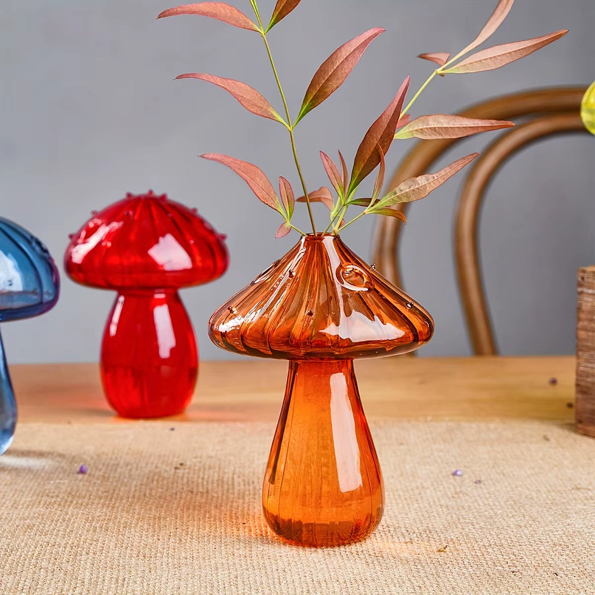 Colourful Mushroom Vase